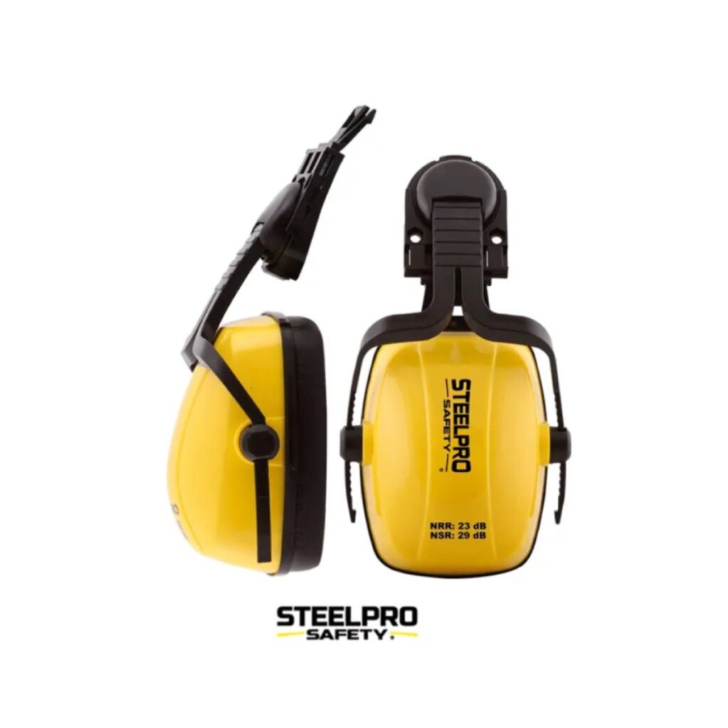 Protector Auditivo Adaptable Al Casco Modelo Cm Marca Steelpro